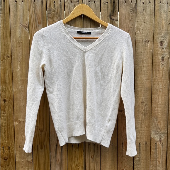 Quince cashmere Cream Knit Sweater - Picture 1 of 6